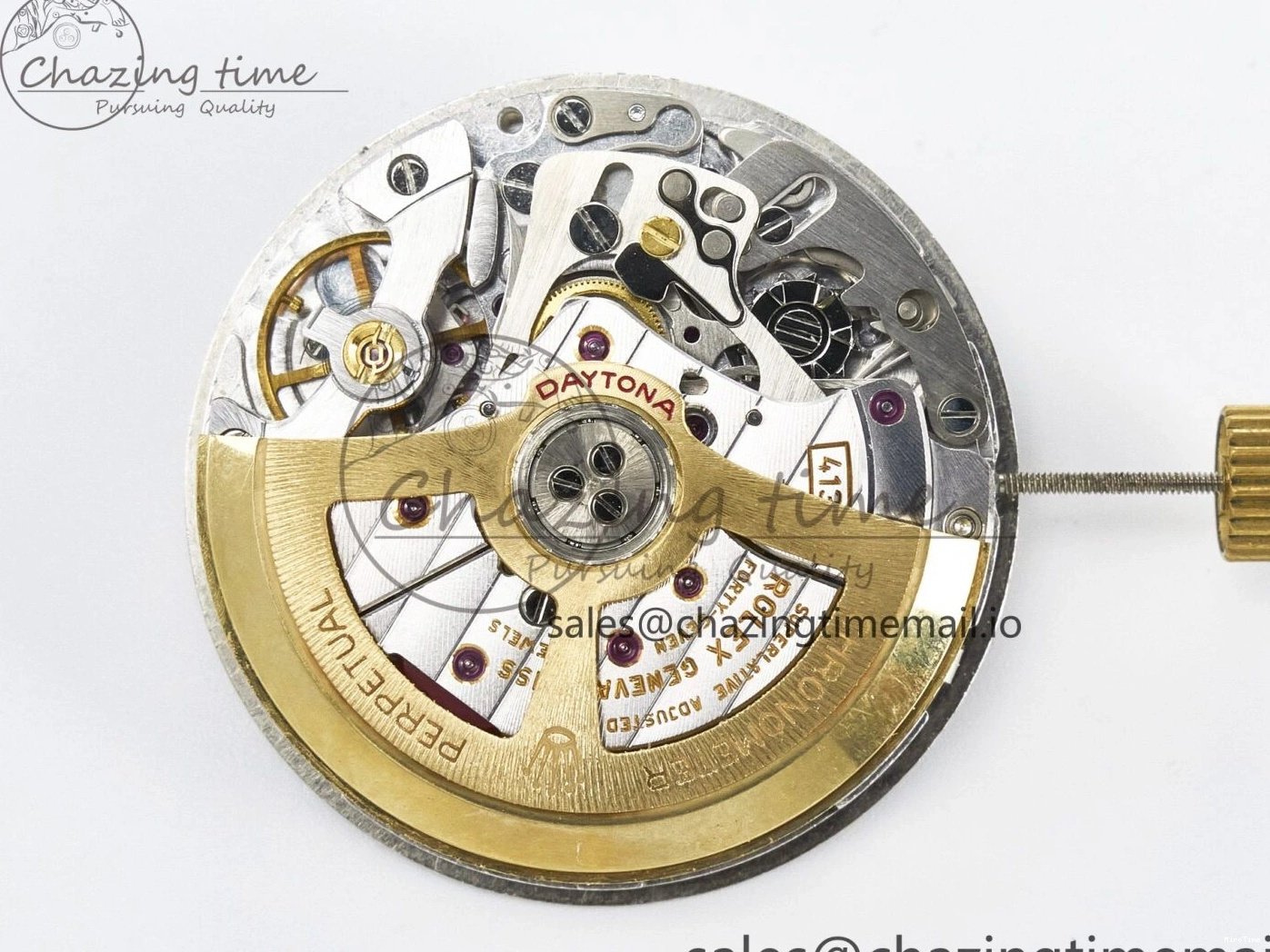 MiroTime 0301 ZeroBulk Custom Modded Daytona DD4132 VSV Super Clone 28800 VPH Automatic Movement (Silver Color) 479
